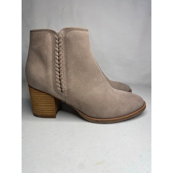 Blondo Womens Waterproof Gray Ankle Booties Chunky Heel Western Country Size 8.5 - Picture 4 of 16